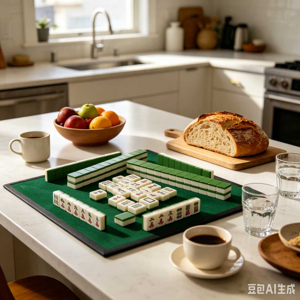 glossy mahjong tiles